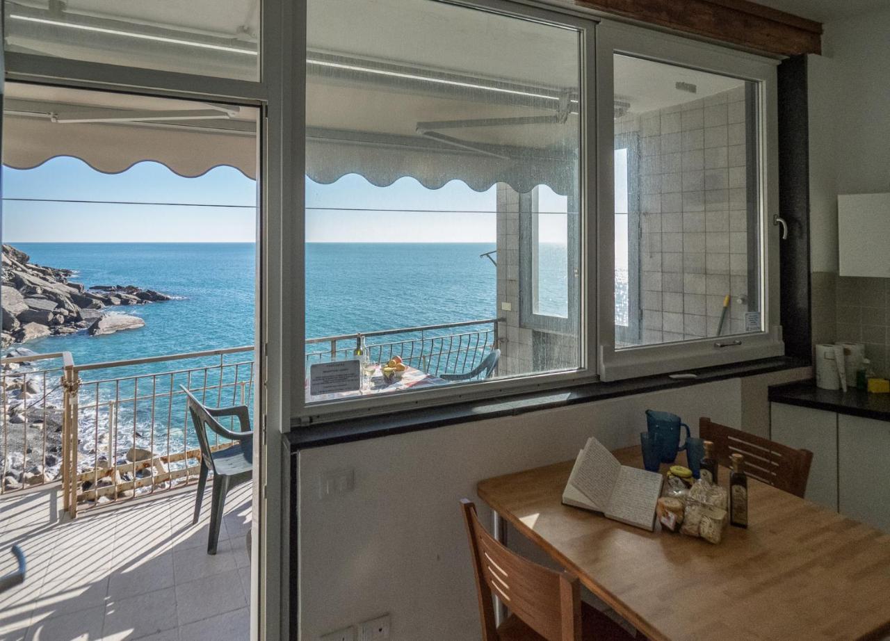 Unda De Ma Sea View Terrace Apartment Vernazza Eksteriør billede